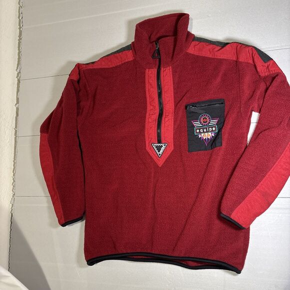 Helly Hansen VTG Men’s Jacket Fleece Sherpa Half Zip Jacket Medium Keprotec - Picture 11 of 16